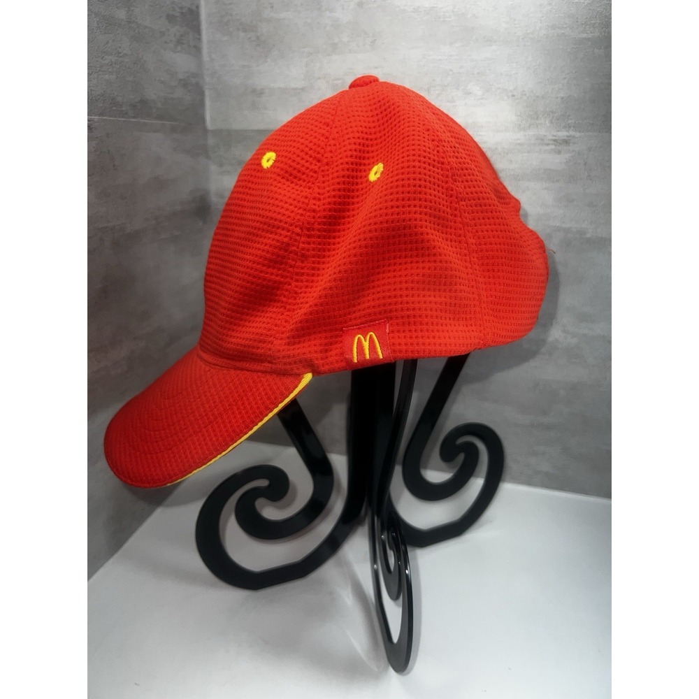 McDonald's Employee Hat Red Mesh Snapback Cap – Apparel Collection